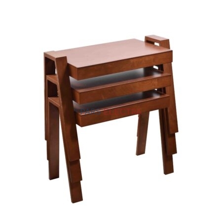 میز عسلی فندقی مدل 2596