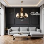 لوستر 8 شعله 7728/8