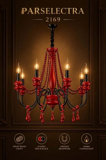 مارال 8 کوچک قرمز شاخه مشکی